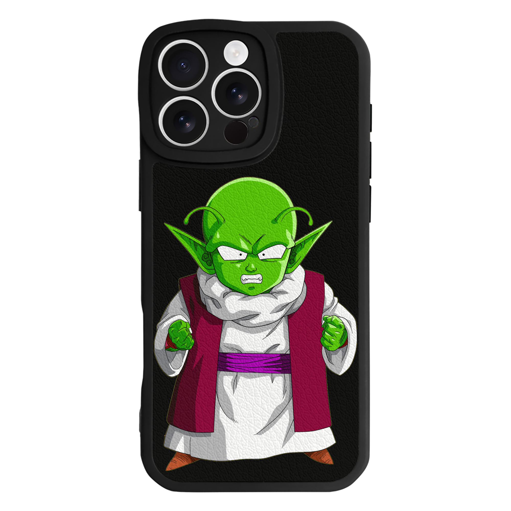 （画像用） ドラゴンボール ピッコロ DRAGON BALL Piccolo 【iPhone 16シリーズ対応】シリコンスマホケース（レザー調） 材質：シリコン